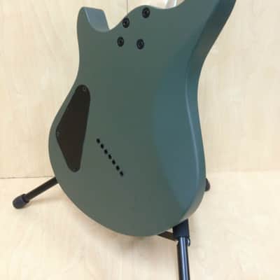 Haze-7 MGS Fanned Frets 7-String Electric Guitar,Military Green+ Free Gig Bag image 7