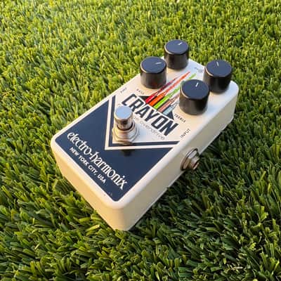 Electro-Harmonix Crayon 69 Full-Range Overdrive 2015 - Present White with Vertical Crayons image 3