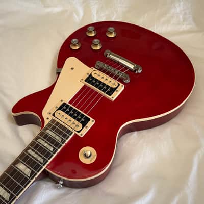 2021 Gibson Les Paul Classic - Translucent Cherry - Free Pro Setup image 6