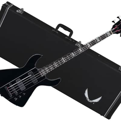 DEAN Demonator 4 String electric BASS guitar NEW black w/ CASE - Grover Tuners image 1