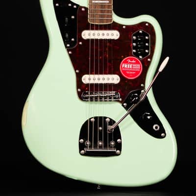 Squier Classic Vibe '70s Jaguar, Laurel FB, Surf Green - Blem image 1