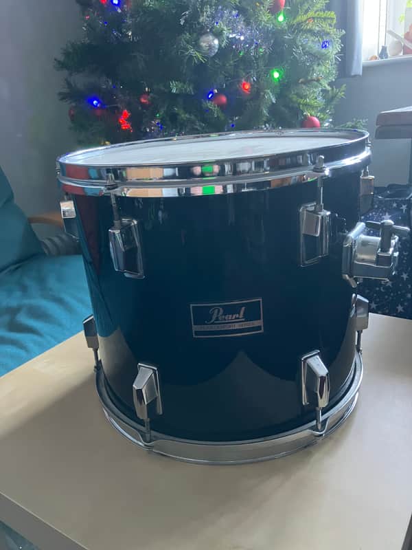 Pearl Export Series 13” x 12” Rack Tom Piano Black Wrap image 1