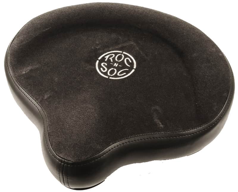 Roc n Soc Drum Stool Throne Cycle Seat Top GREY image 1