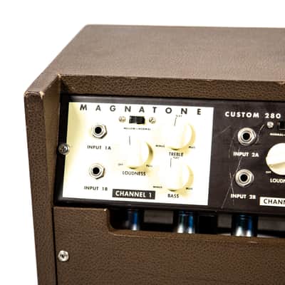 Magnatone Custom 280 Stereo Amp Owned by Brian Setzer image 7