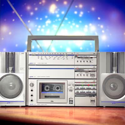 JVC PC-5 (1981) Vintage Cassette Ghetto-Blaster Boombox image 2