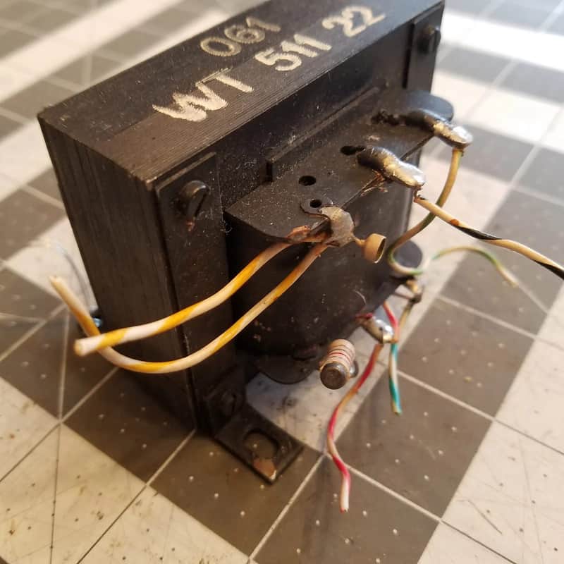 Philips Norelco 1110:1 [8900 Ohms]  061 WT 511 22 Vintage Output Transformer OT Tested HUGE 2 lb Tube Amp Audio image 1