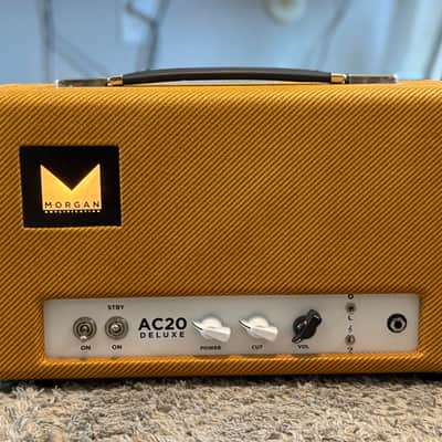 Morgan Amplification AC20 Deluxe 20w Guitar Head - Tweed imagen 4
