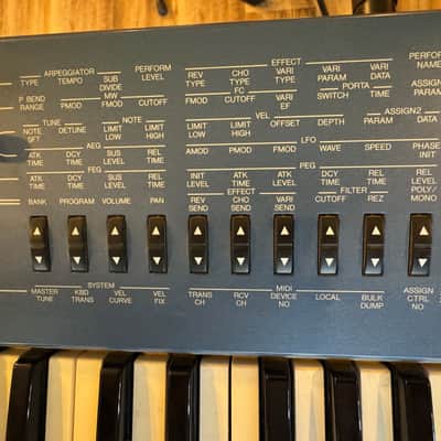 Yamaha CS1x Control Synthesizer 1996 - Blue image 5