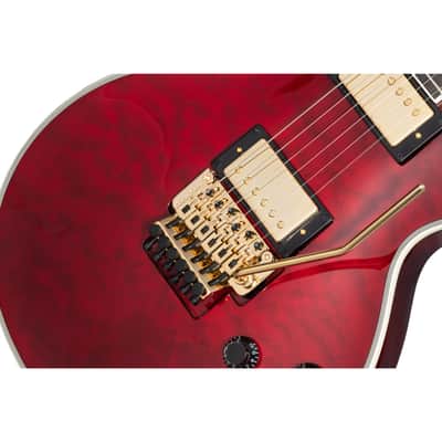 Epiphone Alex Lifeson Les Paul Custom Axcess (Ruby) - Single Cut Electric Guitar image 4