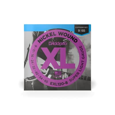 Exl120 8 Nickel Wound, 8 String, Super Light, 09 65 image 1