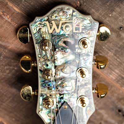 Wolf WLP 750T Special Edition Electric Guitar Abalone w/Hard Case image 7