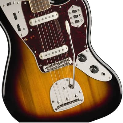 Squier Classic Vibe '70s Jaguar Electric Guitar Laurel FB, 3-Color Sunburst image 4