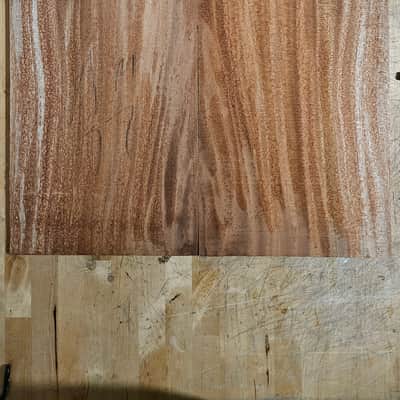 African Mahogany - Acoustic Dreadnought Bookmatched Back 2015 image 2