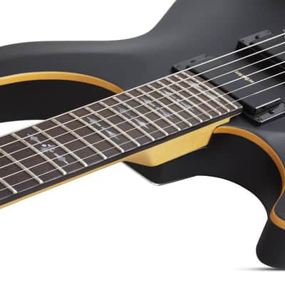Schecter Demon-6 LH - Satin Black (3665) image 9