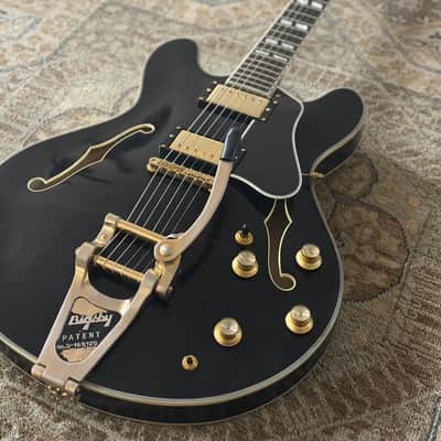 Eastman T59/TV-B-LTD-BK Limited Edition Semi Hollowbody Electric Guitar w/ Hard Case & Free Pro Setup image 6