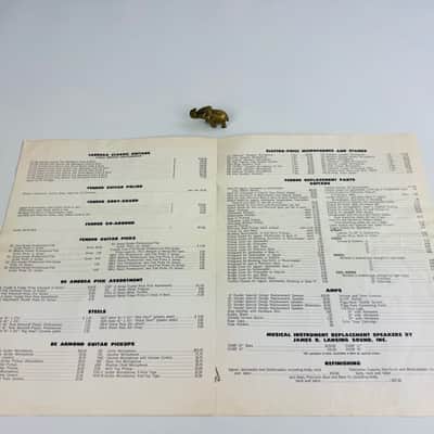 Fender “Fine Electric Instruments” Price List – October 24, 1966 image 4