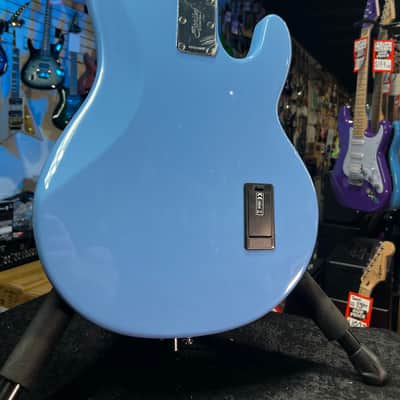 Sterling By Music Man StingRay RAY4 Bass Guitar Left-handed - Chopper Blue Auth Dealer! 460 GET PLEK'D! image 10