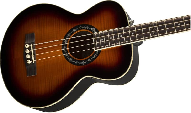 Fender T-Bucket Grand Concert Acoustic-Electric Bass 3-Color Sunburst image 1