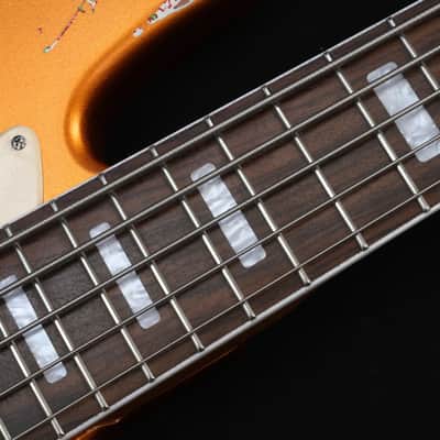 Dhatarattha DEB5 Jazz Bass 5 string - PAISLEY RELIC image 11