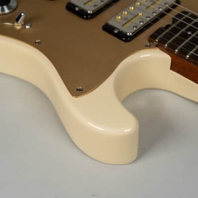 2015 Asher Guitars GT-3 Antique White Lollar Gold Foils w/OHSC image 14