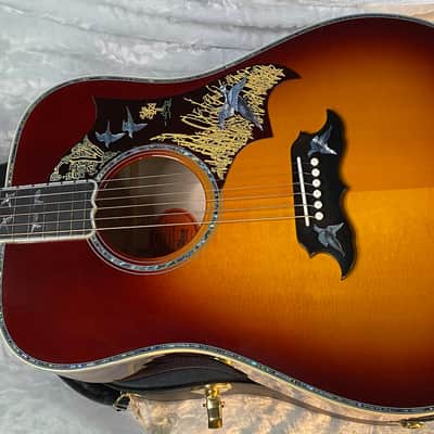 NEW! Gibson Custom Shop Dove - Doves In Flight - Made 2 Measure - Custom Ordered in Autumnburst Finish - Authorized Dealer - 5 lbs - G06614 image 16