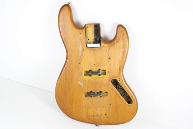 1965 Vintage Fender Jazz Bass Body L-Series Natural ~LIGHT WEIGHT~ USA 1960s Pre-CBS image 1