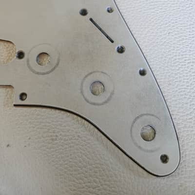 Fender Stratocaster Aged Relic 3 ply Pickguard Parchment 62 59-62 image 2