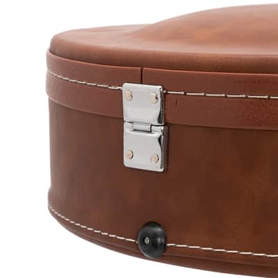Glarry Hard-Shell Electric Guitar Case for LP or GLP Style Electric Guitar Bulge Surface 2020s - Brown image 10