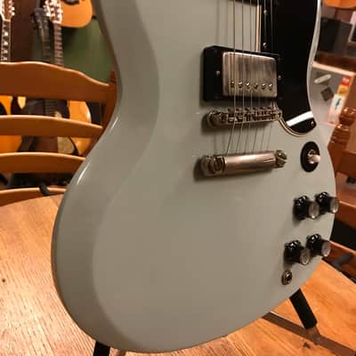 2019 Gibson Custom Shop 61/59 SG Fat Neck Frost Blue VOS image 7