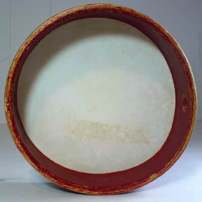 Ludwig 1930's Vintage School Tambourine with Hand Drum image 10