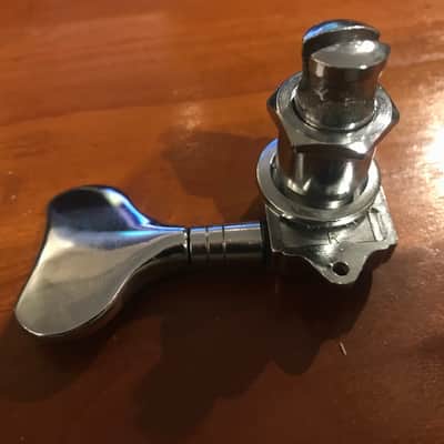 Ibanez Velve Tune BII tuning machine, treble side D G tuner 1979 chrome image 3