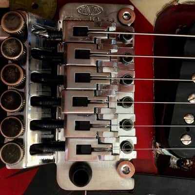 EVH Striped Series Guitar with the Frankenstrat mod Frankenstien like EVH 2018-2019 Black & Red, Whi image 5