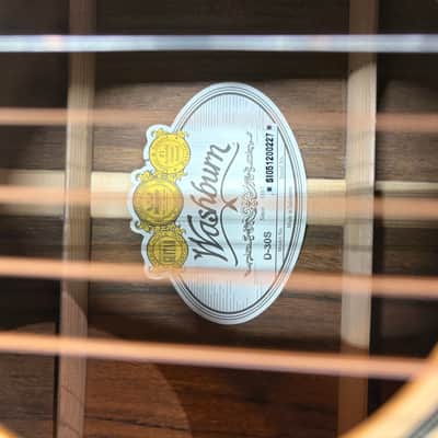 Washburn D-30S acoustic new - gloss image 1
