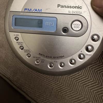Panasonic SL-SV553J 2004 CD player, MP3 player, FM radio, Walkman image 1