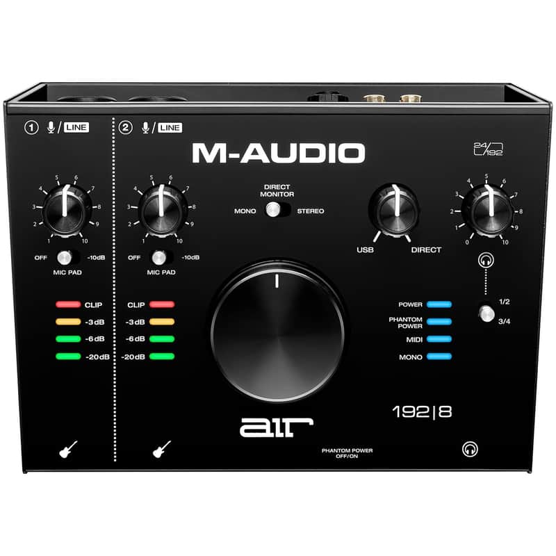 レア M-AUDIO AIR 192|8 オーディオインターフェース 中古 美品 M-Audio AIR 192|8 USB Audio / MIDI Interface | Reverb