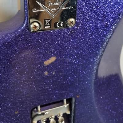 Fender Custom Shop B1 Limited Edition Poblano II Strat Relic Electric Guitar, Purple Sparkle W/ Case image 13