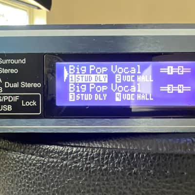 Lexicon MX400XL Dual Stereo / Surround Reverb Effects Processor 2010s - Blue image 11