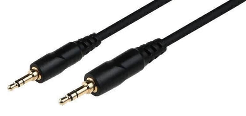 MJ Audio BJJ220 Stereo Interconnect Audio Cable - 3.5mm TRS Male to 3.5mm TRS Male - 10 foot image 1