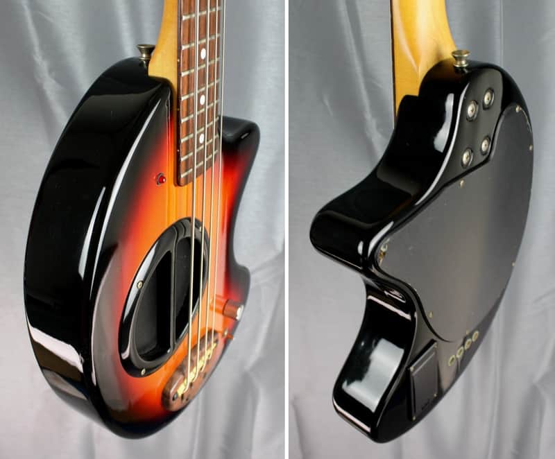 Fernandes Mini-bass ZO-3 Piezo - Sunburst - RARE import Japan | Reverb