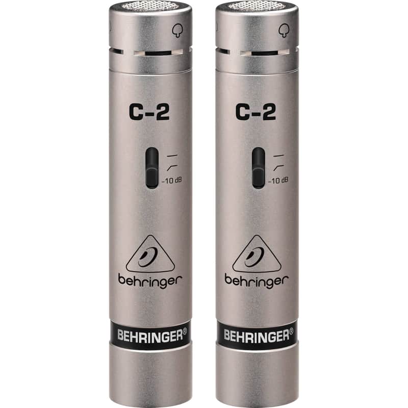 Behringer C-2 Small Diaphragm Cardioid Condenser Microphone Matched Pair image 1