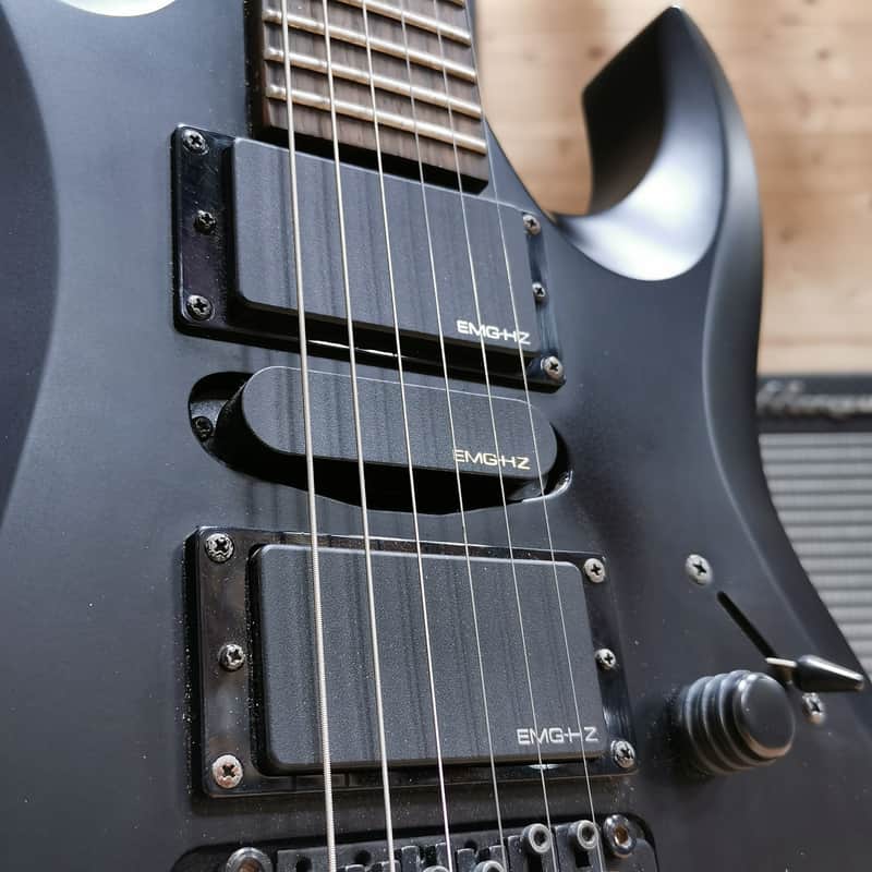 Cort EVL-X4 HSH Floyd Rose Electric Guitar, Black Metal | Reverb