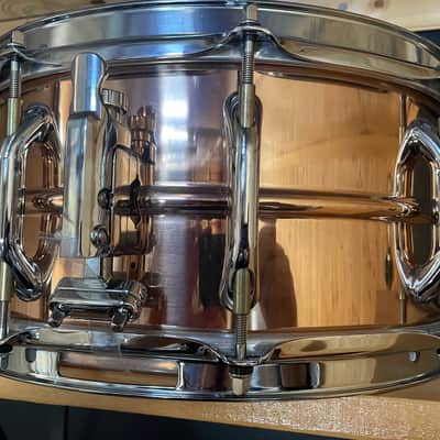 Pearl STA1465PB SensiTone 14x6.5" Premium Beaded Phosphor Bronze Snare Drum 2014 - 2020 - Bronze image 2