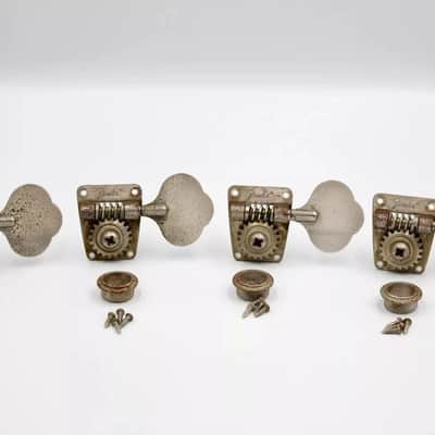 1978 Vintage Fender Musicmaster Bass Tuners ~Nickel~ USA 1960s-1970s image 1