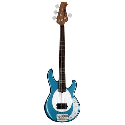 Sterling by Music Man StingRay Short Scale RAYSS4 - Toluca Lake Blue image 2