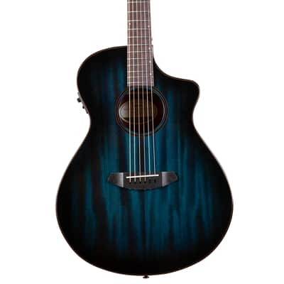 Breedlove Rainforest S Concert Papillon CE - African Mahogany w/ Hard Case image 2