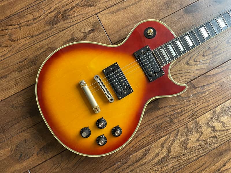 Vintage 1970s Greco EG 480 Electric Guitar LP Custom Burst Maxon Pickups les paul image 1