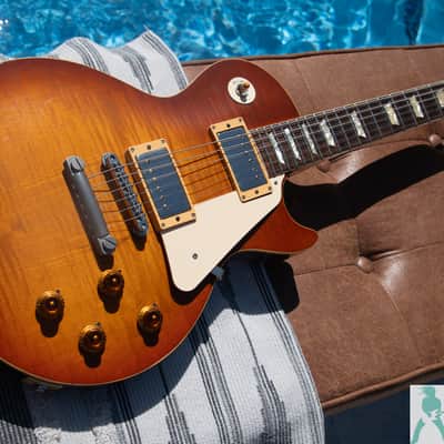 1990 Greco "Mint Collection" EG59-60 1958-59 Les Paul Standard Copy  - Vintage SunBurst - Made in Japan (FujiGen) - Pro Set-Up w Perfect Frets/Action/Intonation image 11