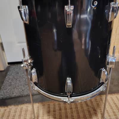 Ludwig Maple 🍁 16x16 Floor Tom 1970's - Black Wrap image 5