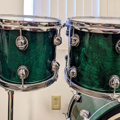 Premier Genista 5pc Drum Set In Terraverde Green Lacquer. image 10