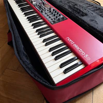 Nord Electro 5D SW73 Semi-Weighted 73-Key Digital Piano 2015 - 2018 - Red image 3